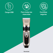 Máquina cortapelo mascotas USB