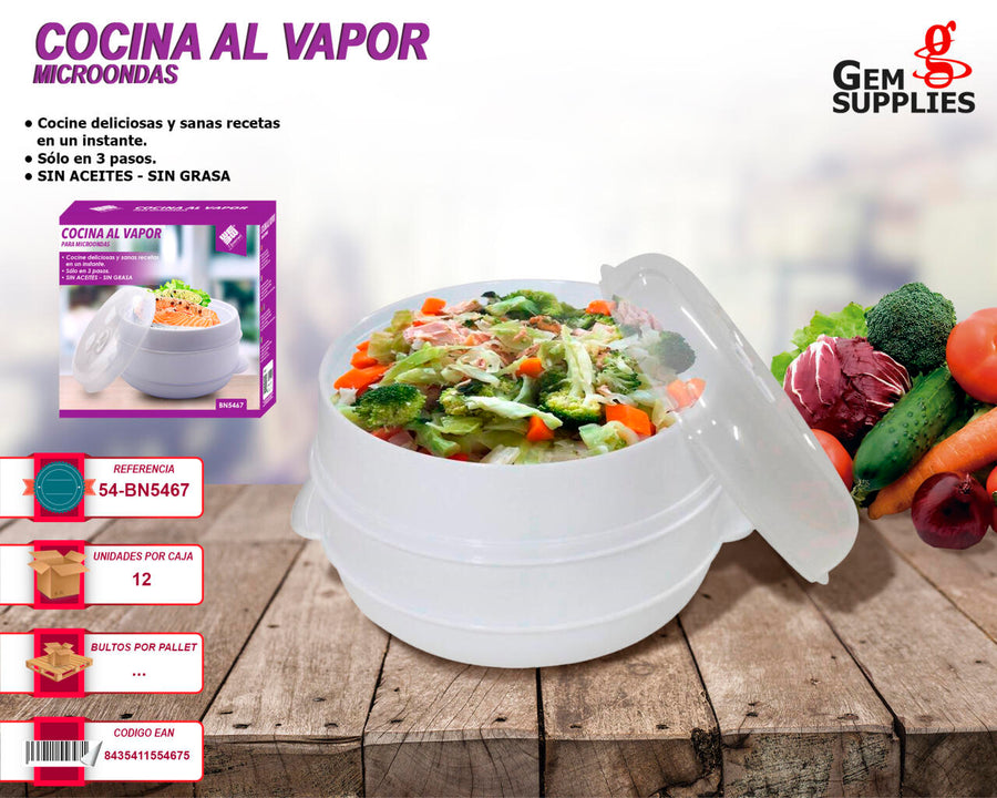 Vapor rápido, cocina más ligera