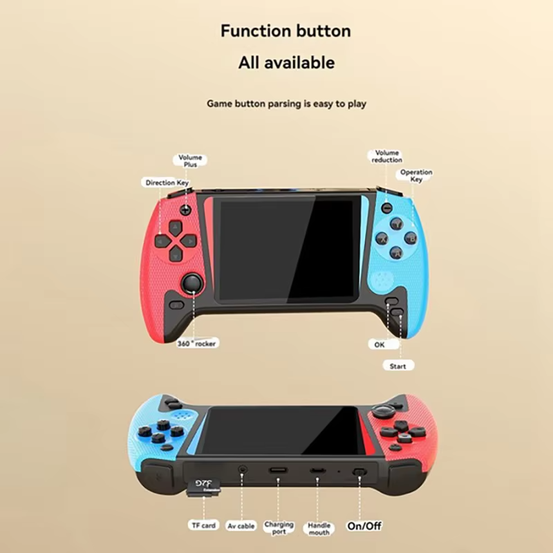 Retro portátil para jugar juntos