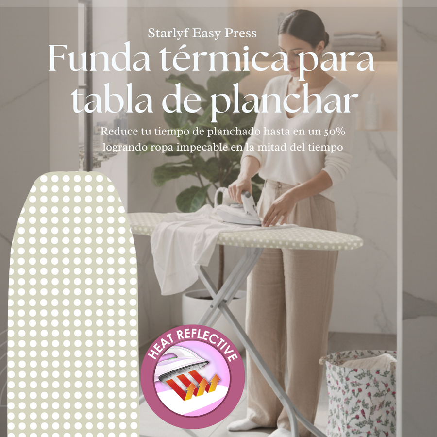 Funda termo-reflectante para planchar