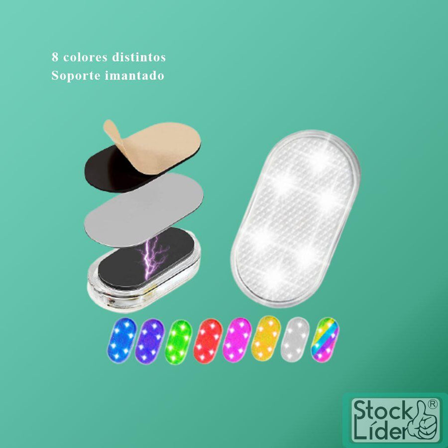 Luz LED para coche táctil multicolor