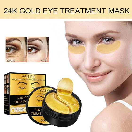 Parches de Oro 24K para Ojos