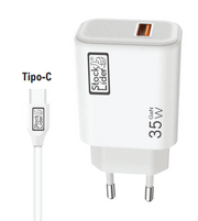 Cargador USB con cable Tipo C 35W