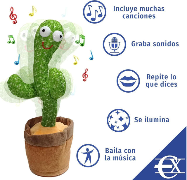 Cactus baila y graba para peques