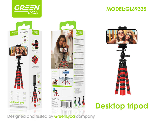 Trípode escritorio móvil 360° Green Lyca
