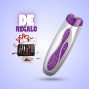 Depiladora de titanio con set manicura