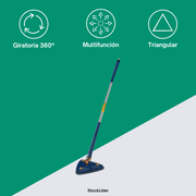 Mopa triangular giratoria 360º para rincones