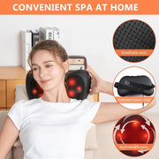 Cojín masaje shiatsu con calor portátil
