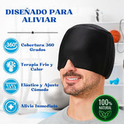 Gorro de gel para migraña frío o calor