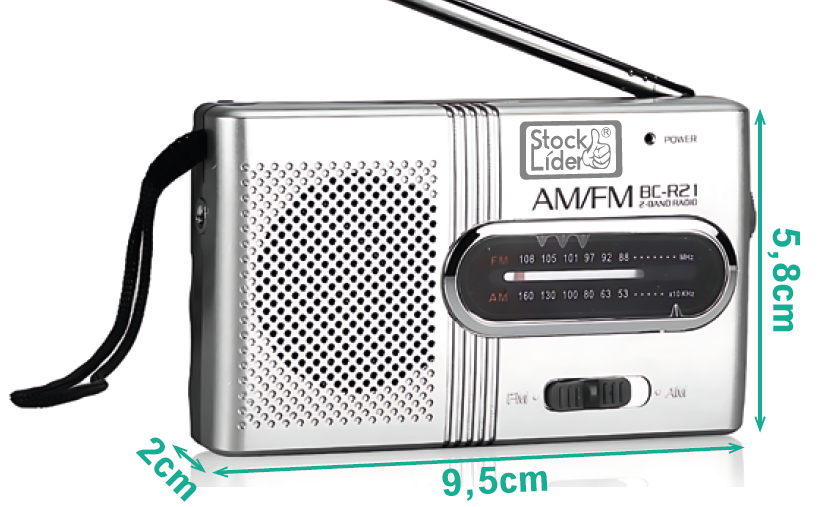 Radio portátil. Escucha y listo.