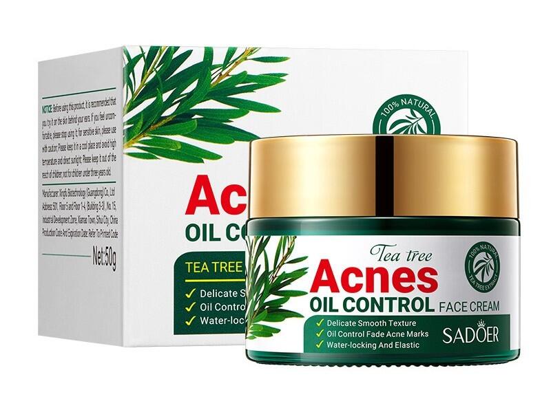 Crema facial árbol de té para acné