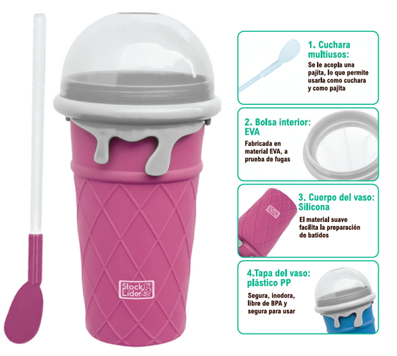 Vaso granizado para hacer slush en casa