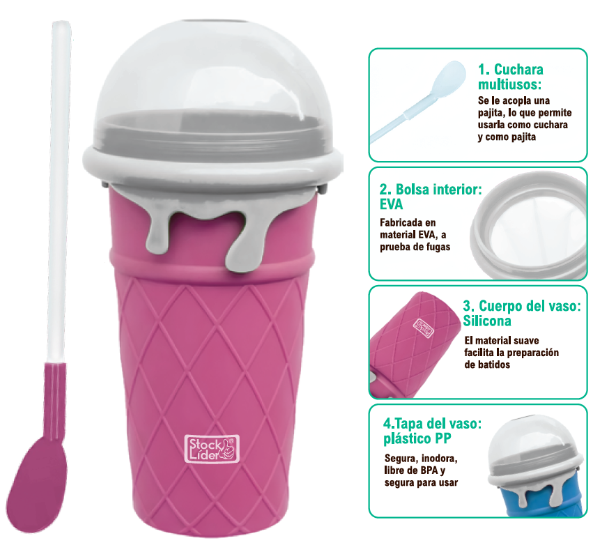 Vaso granizado para hacer slush en casa