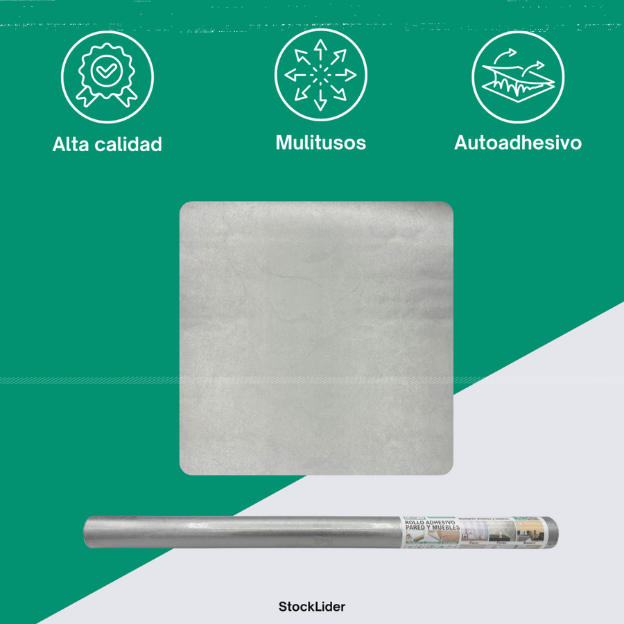 Rollo adhesivo pared y muebles 45x2m