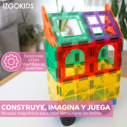 Bloques magnéticos 57 piezas para construir