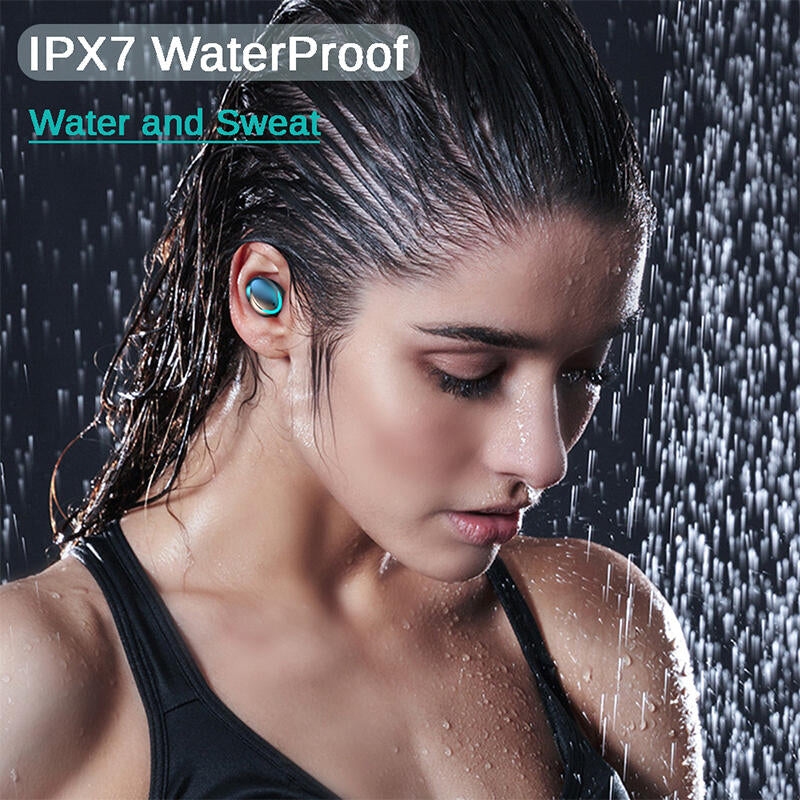 Auriculares inalámbricos F9 LED deportivos