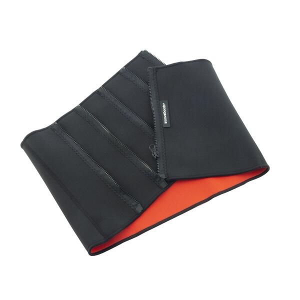 Faja deportiva sauna negra ajustable
