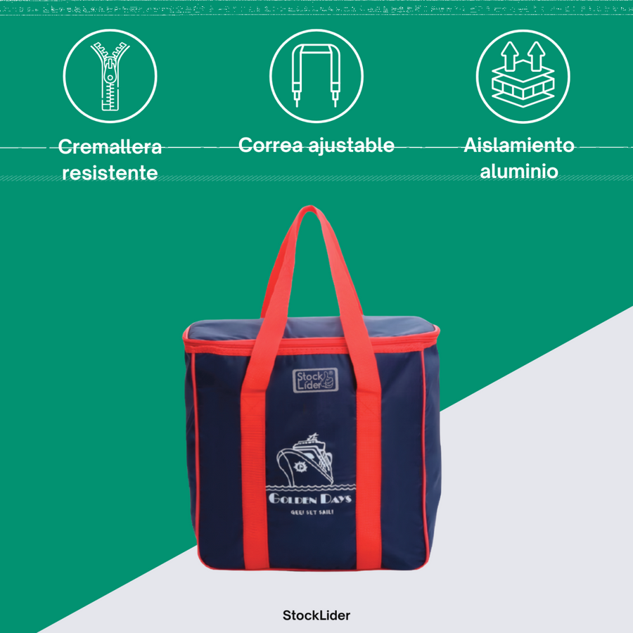 Nevera isotérmica 20L para playa y picnic