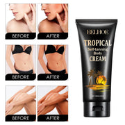 Crema autobronceadora tropical corporal