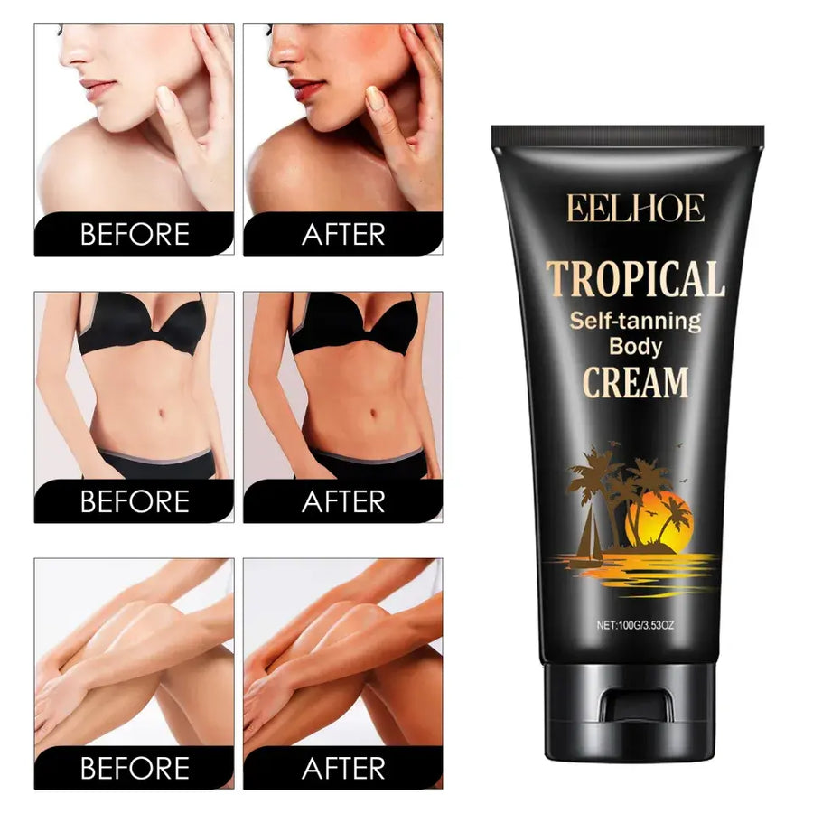 Crema autobronceadora tropical corporal