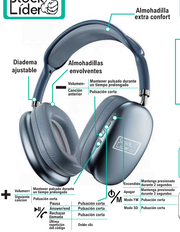 Auriculares inalámbricos Bluetooth cómodos