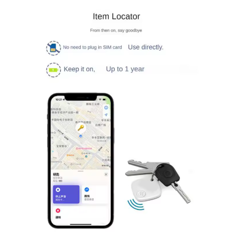 Locator Tag iOS para llaves y mochila
