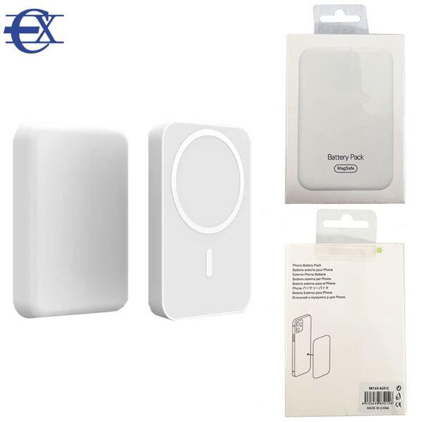 Power Bank Inalámbrico Imán 5000mAh iPhone