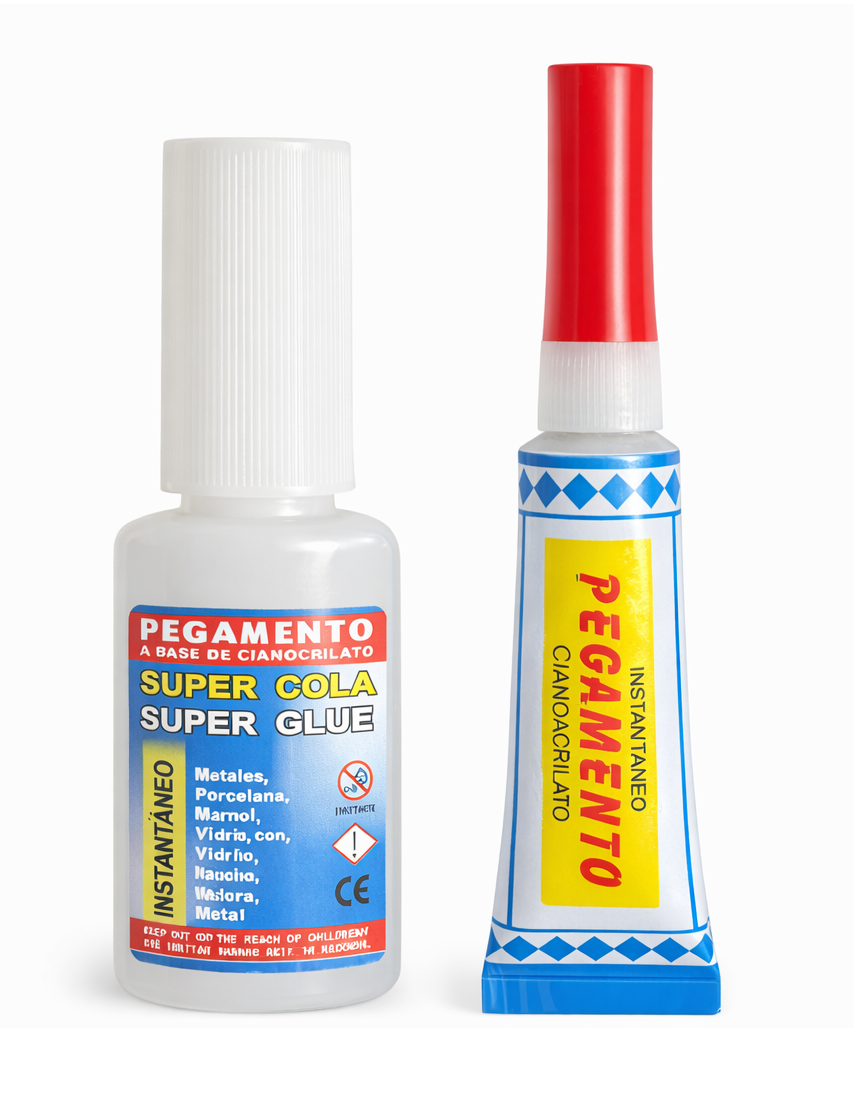 Pegamento cianoacrilato instantáneo preciso