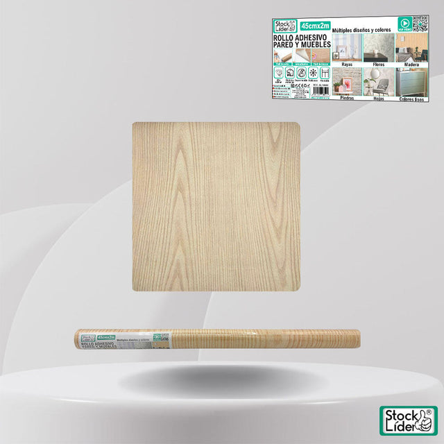 Rollo adhesivo pared y muebles fácil