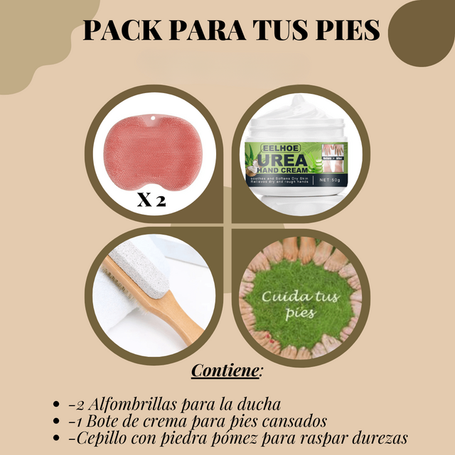 Pack cuidado pies: limpieza y suavidad diaria