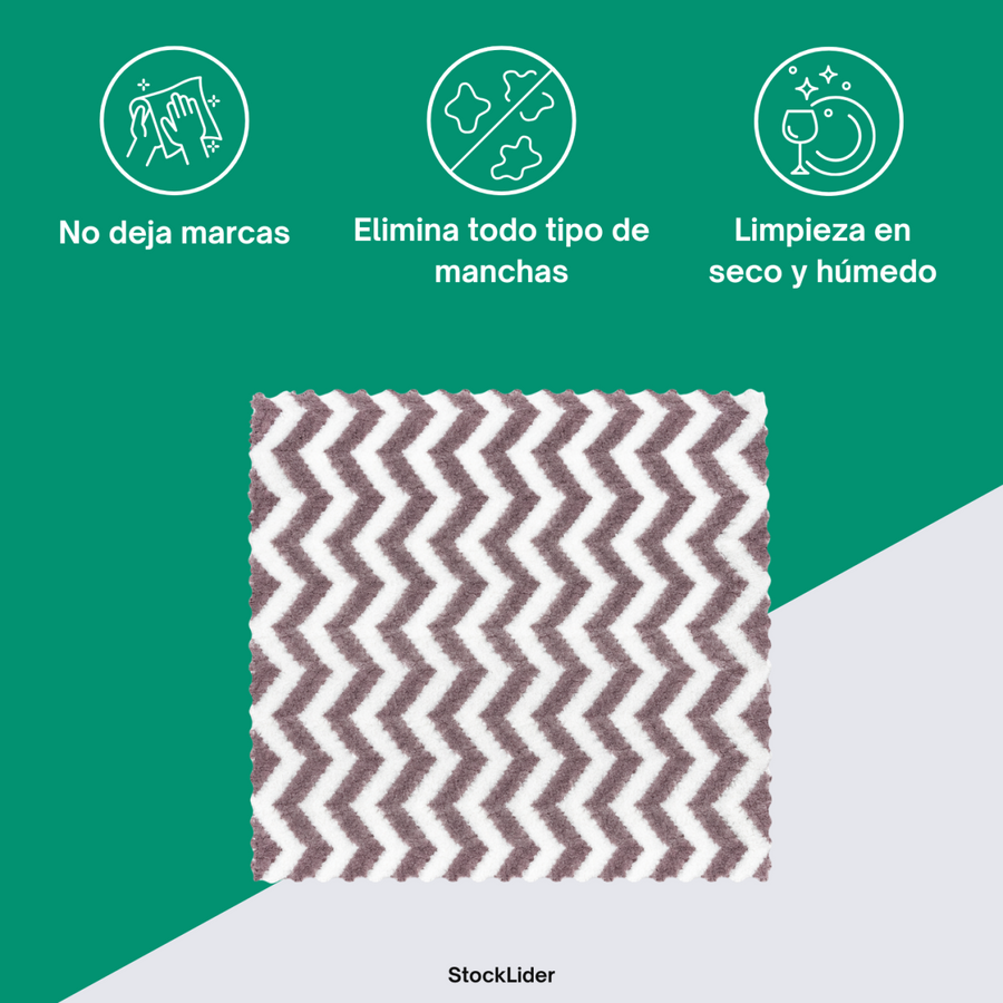 Limpia y seca sin rayas