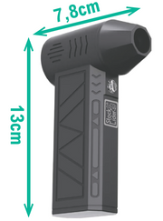 Mini soplador turbo compacto USB-C