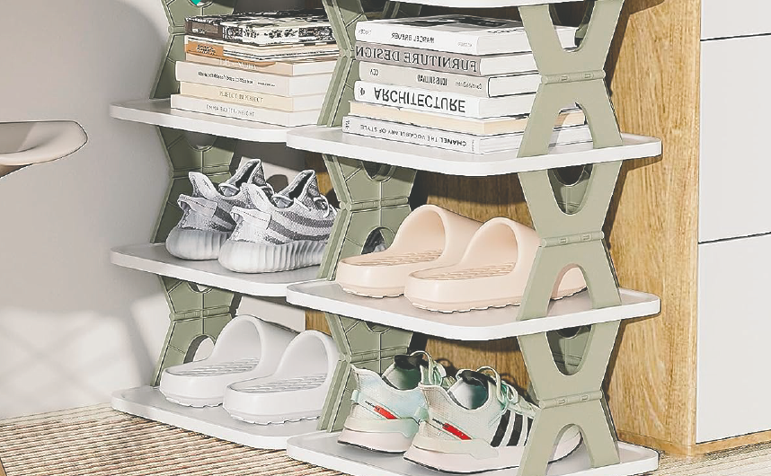 Zapatero 6 plantas plegable y ajustable