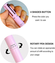 Lápiz de Maquillaje 4 en 1 Multifuncional