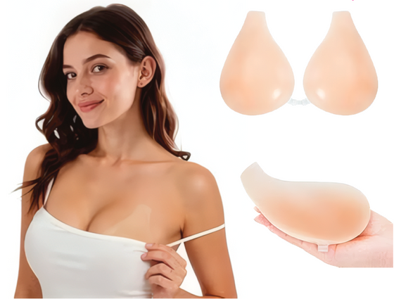 Sujetador de silicona invisible push up