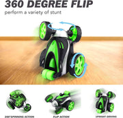 Coche teledirigido acrobático para niños