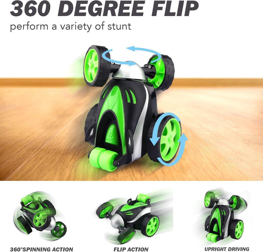 Coche teledirigido acrobático para niños