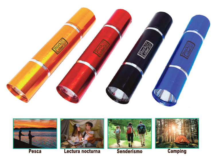 Linterna LED compacta de aluminio