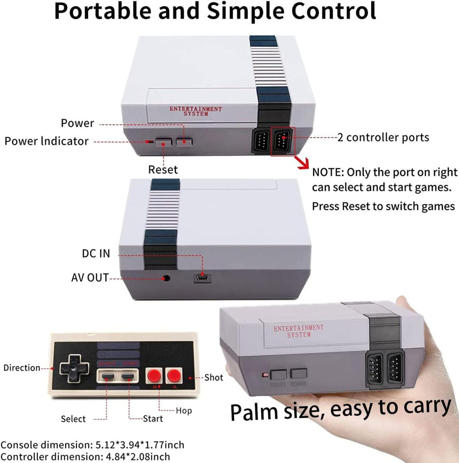 Consola retro 620 juegos para TV