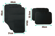 Alfombrillas de goma para coche recortables
