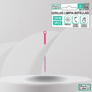 Cepillos limpia botellas flexibles 3 uds