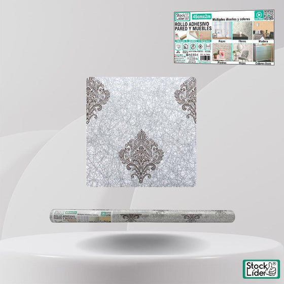 Rollo adhesivo pared y muebles 45x2m