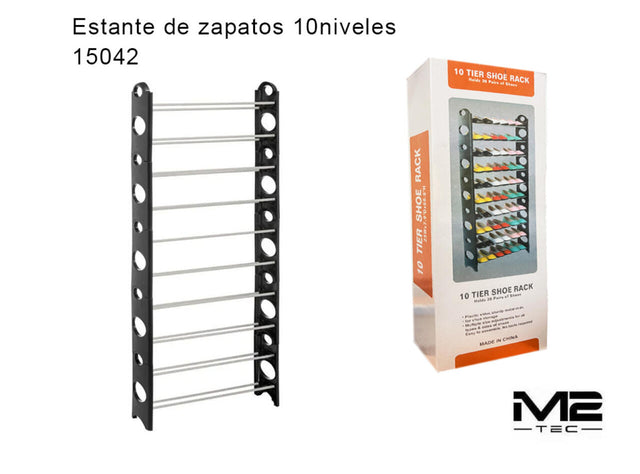 Estante de Zapatos 10 Niveles | Orden vertical