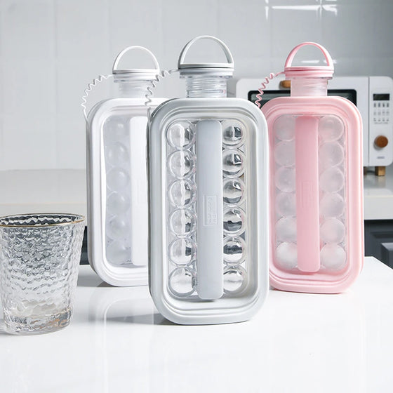 Botella molde para hielo reutilizable