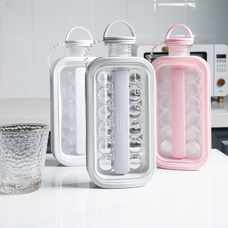 Botella molde para hielo reutilizable
