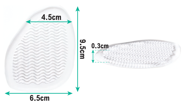 Plantillas de gel para zapatos cómodos