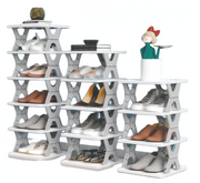 Zapatero 6 plantas plegable y ajustable