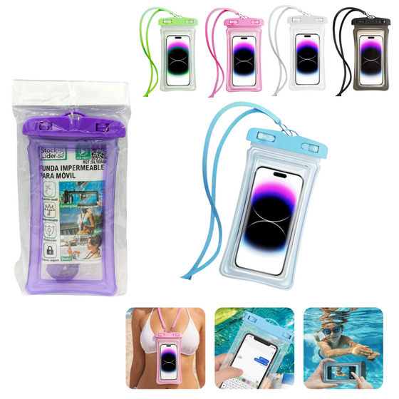Funda impermeable para móvil táctil