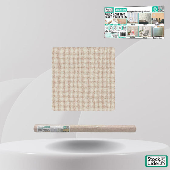 Rollo adhesivo pared y muebles 45x2 m