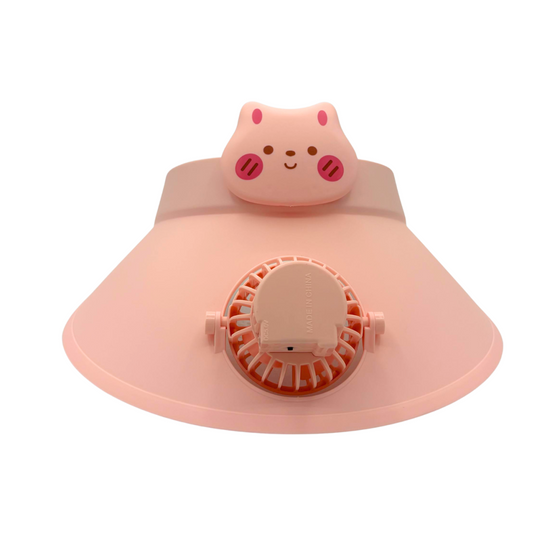 Gorra ventilador USB ajustable y ligera
